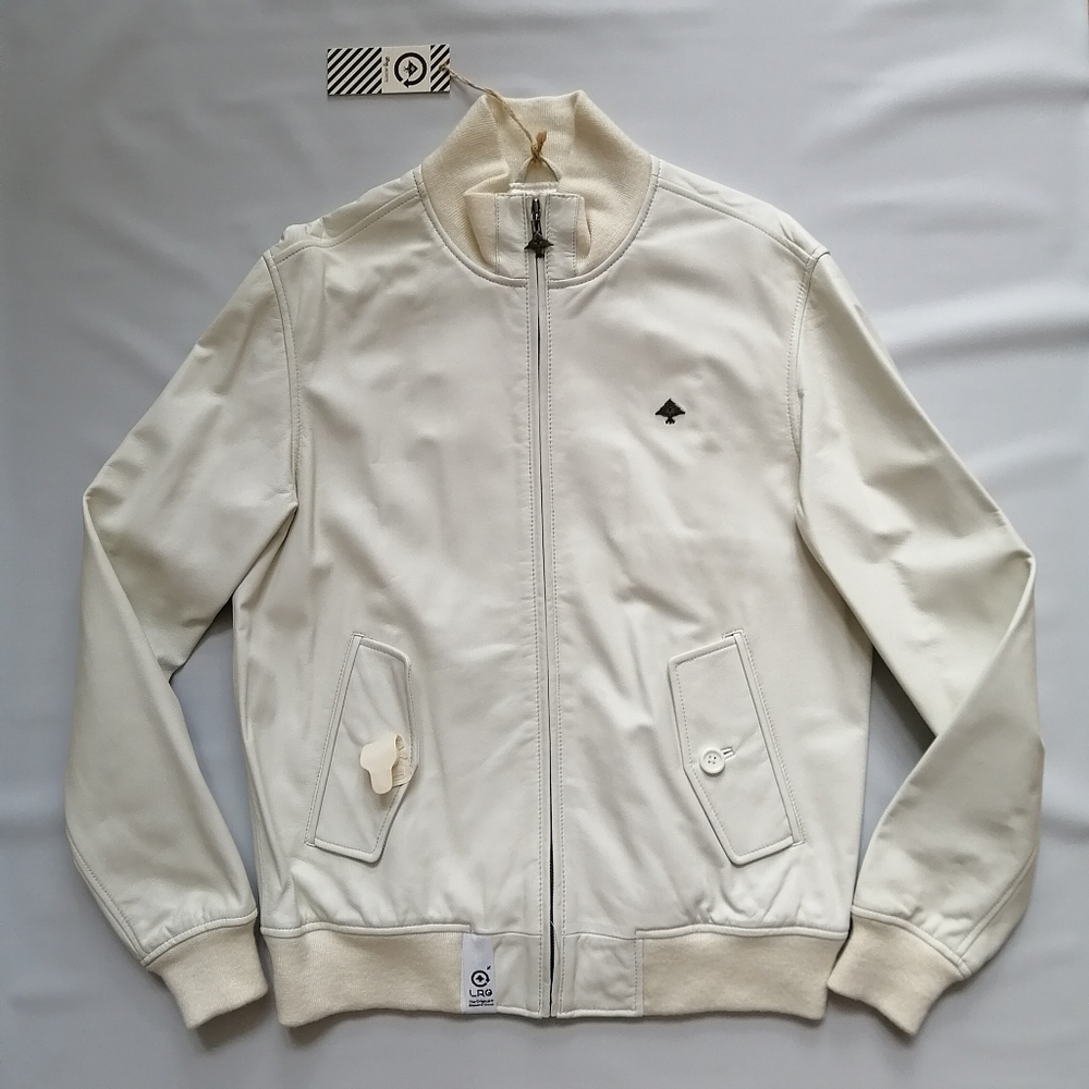 LRG Y2K Genuine Leather Jacket Small NWT